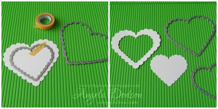 Hearts, Scallop Dies / Suaje de Corte de Corazones Descontinuado Sizzix