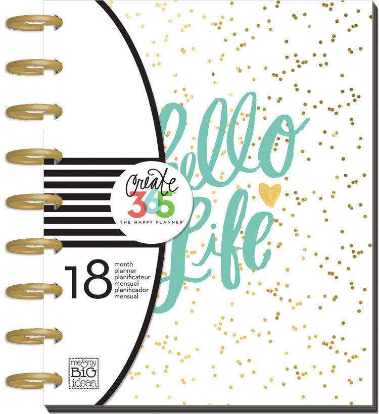 Create 365 Hello Life Planner / Cuaderno tipo Agenda para 18 Meses Descontinuado Me &amp; My Big Ideas