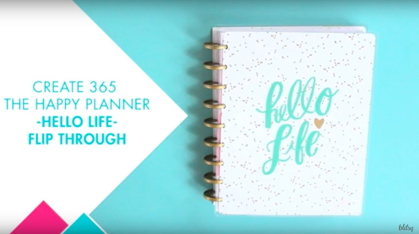 Create 365 Hello Life Planner / Cuaderno tipo Agenda para 18 Meses Descontinuado Me &amp; My Big Ideas