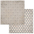 Double-Sided Cardstock Dot Damask Shadow / Hoja de Cartulina Doble Cara Descontinuado BoBunny