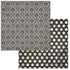 Double-Sided Cardstock Dot Damask Gray / Hojas de Cartulina Doble Cara  BoBunny