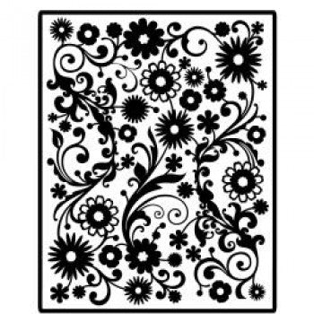 Impressabilities Flowers / Esténcil Grabado Floral Descontinuado Spellbinders