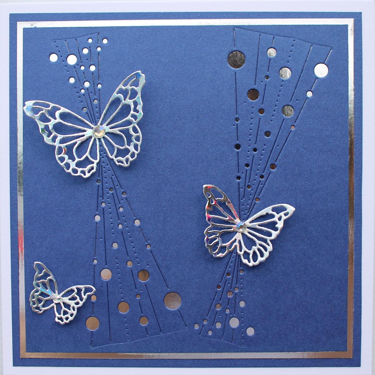 Potenza Butterfly Trio Die / Suaje de Corte Trio de Mariposas Monarcas Descontinuado Memory Box