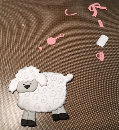 Sweet Baby Lamb Die / Suaje de Corderito y Pato Dados de Corte / Suajes / Troqueles Cottage Cutz