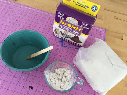 FastMache Sculpting Mache Bright White / Papel Maché Secado Rápido Blanco Descontinuado ACTIVA