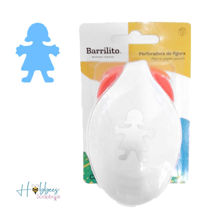 Perforadora de Niña 2.54 cm Descontinuado Barrilito