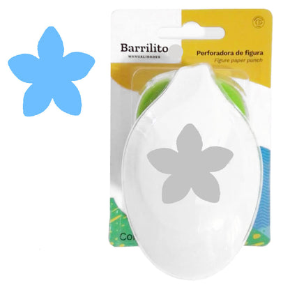Perforadora de Flor de 5 Pétalos 2.54 cm Perforadoras Barrilito
