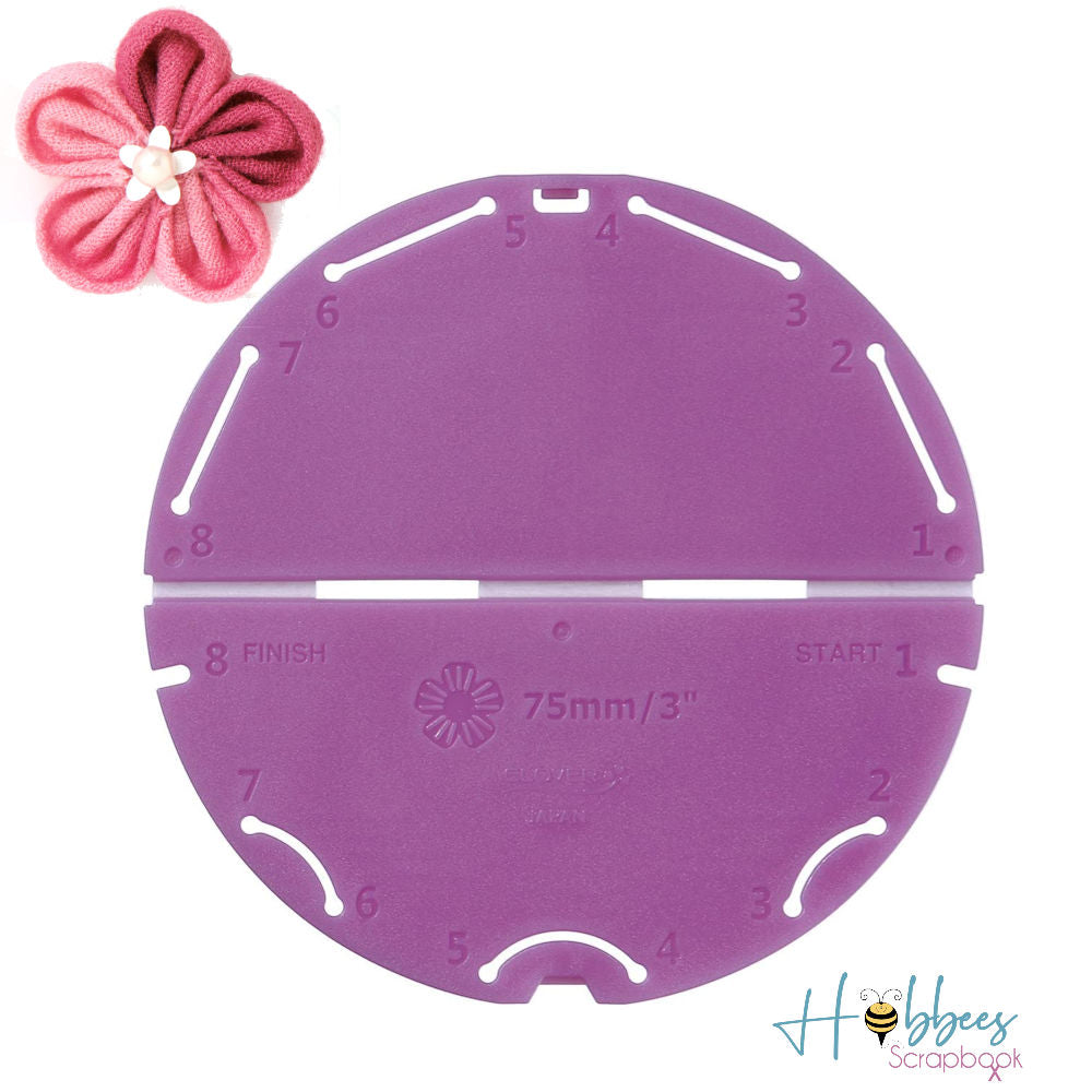 Plantilla para hacer flores de tela / Kanzashi Orchid petal large DESCONTINUADO Clover