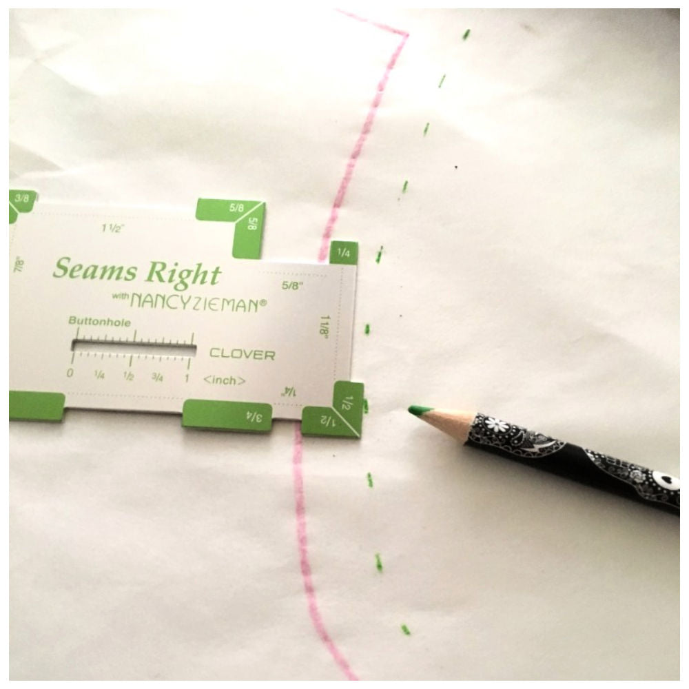 Seams Right / Regla para Costuras Perfectas Costura Clover