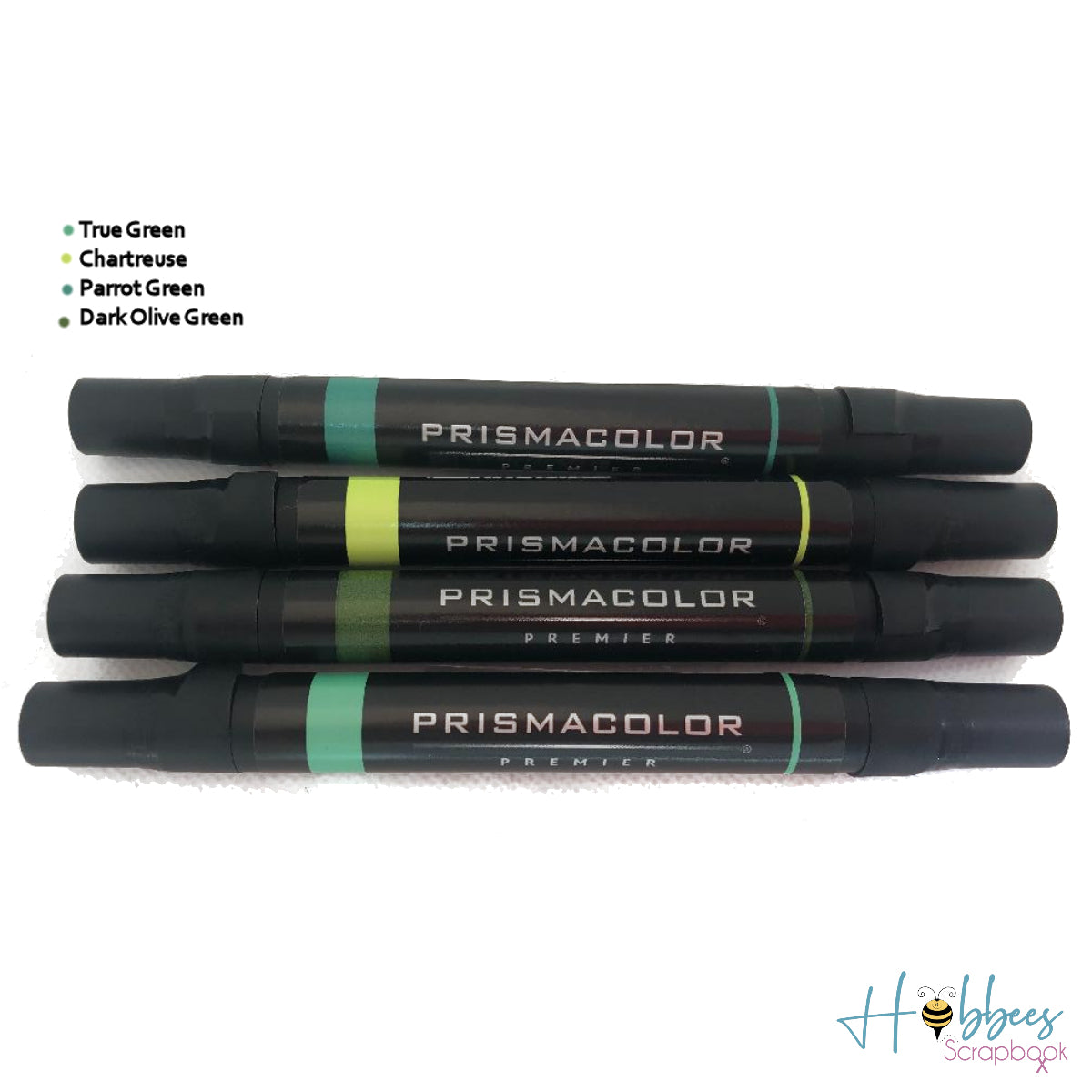 Premier Marker Set / 4 Marcadores de Alcohol Verdes Marcadores &amp; Plumones Prismacolor