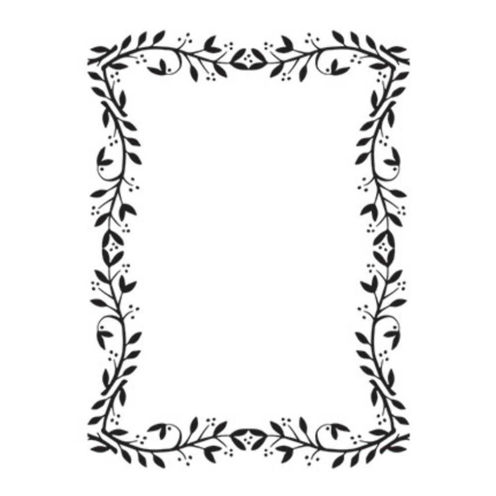 Leaves Border Embossing Folder / Folder de Grabado Marco Hojitas Folders de Grabado Darice
