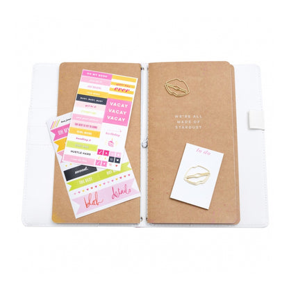 Memory Planner Pink Glitter / Kit de Agenda No Fechado Agendas y Journals Heidi Swapp