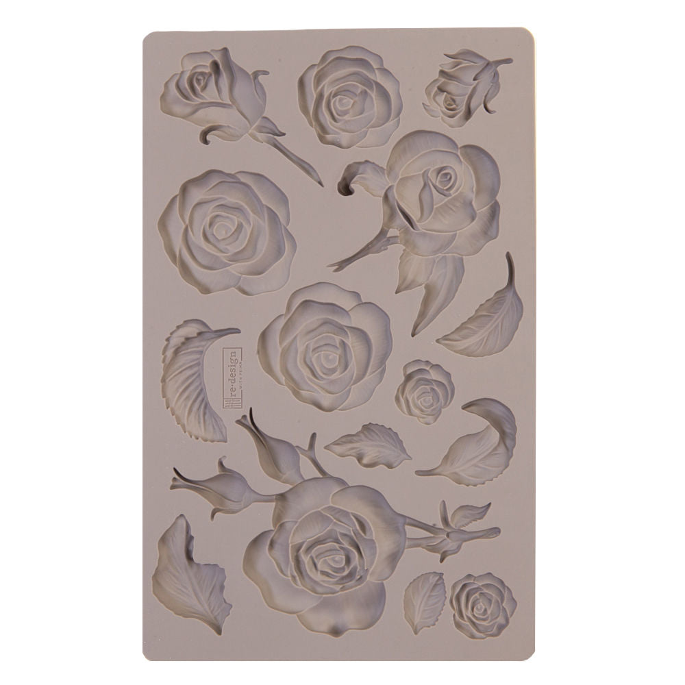 Re-Design Mould Fragrant Roses / Molde de Silicón Rosas Herramientas para Modelado Prima Marketing
