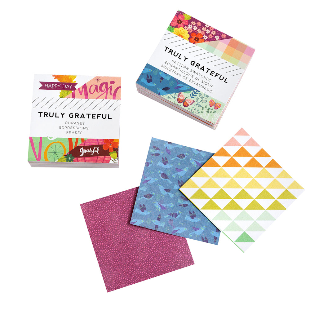 Truly Grateful Mini Paper Pads / 2 Mini Blocks de Papel DESCONTINUADO Pink Paislee