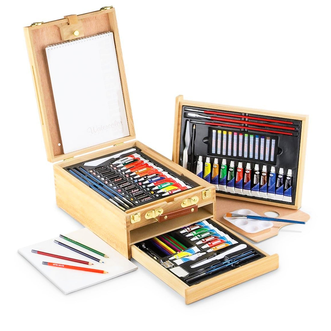 Easel Artist Set All Media Art Set / Juego de Arte Todos los Medios con Caballete Sets de Arte Royal Langnickel
