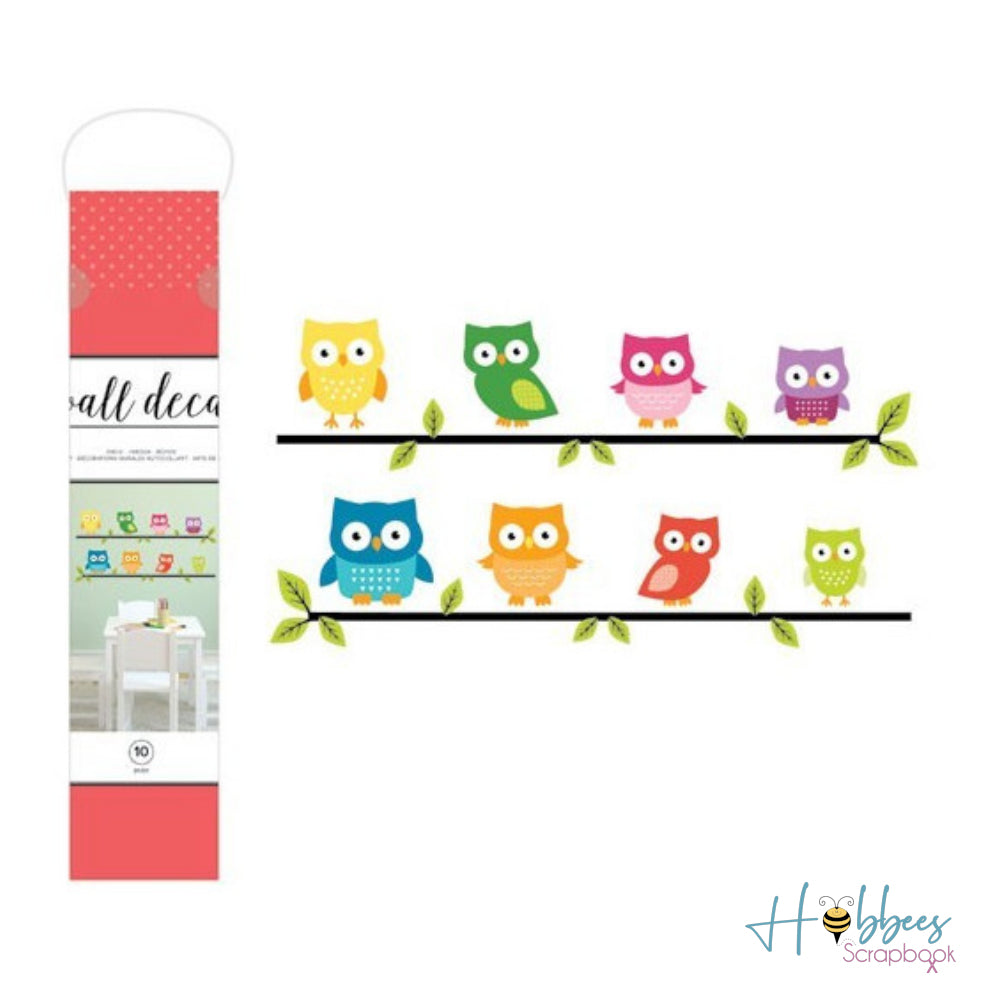 Wall Decals Owls / Vinil Decorativo de Búhos Descontinuado American Crafts
