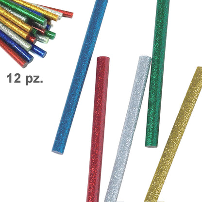 Barras Mini de Silicón con Brillitos DESCONTINUADO Barrilito