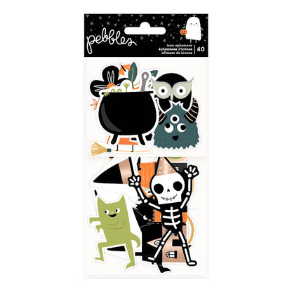 Spooky Icon Ephemera Die-Cuts / Recortes Decorativos Descontinuado Pebbles