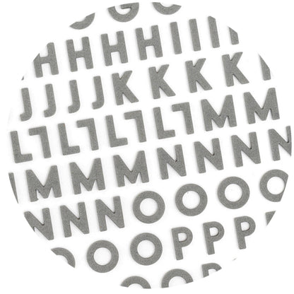 Mold Press Alphabet Stickers / Estampas de Alfabeto 3D Minúsculas Estampas We R Memory Keepers