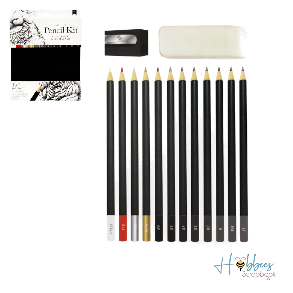 Drawing Set / Set de Dibujo 15 pz. Dibujo American Crafts