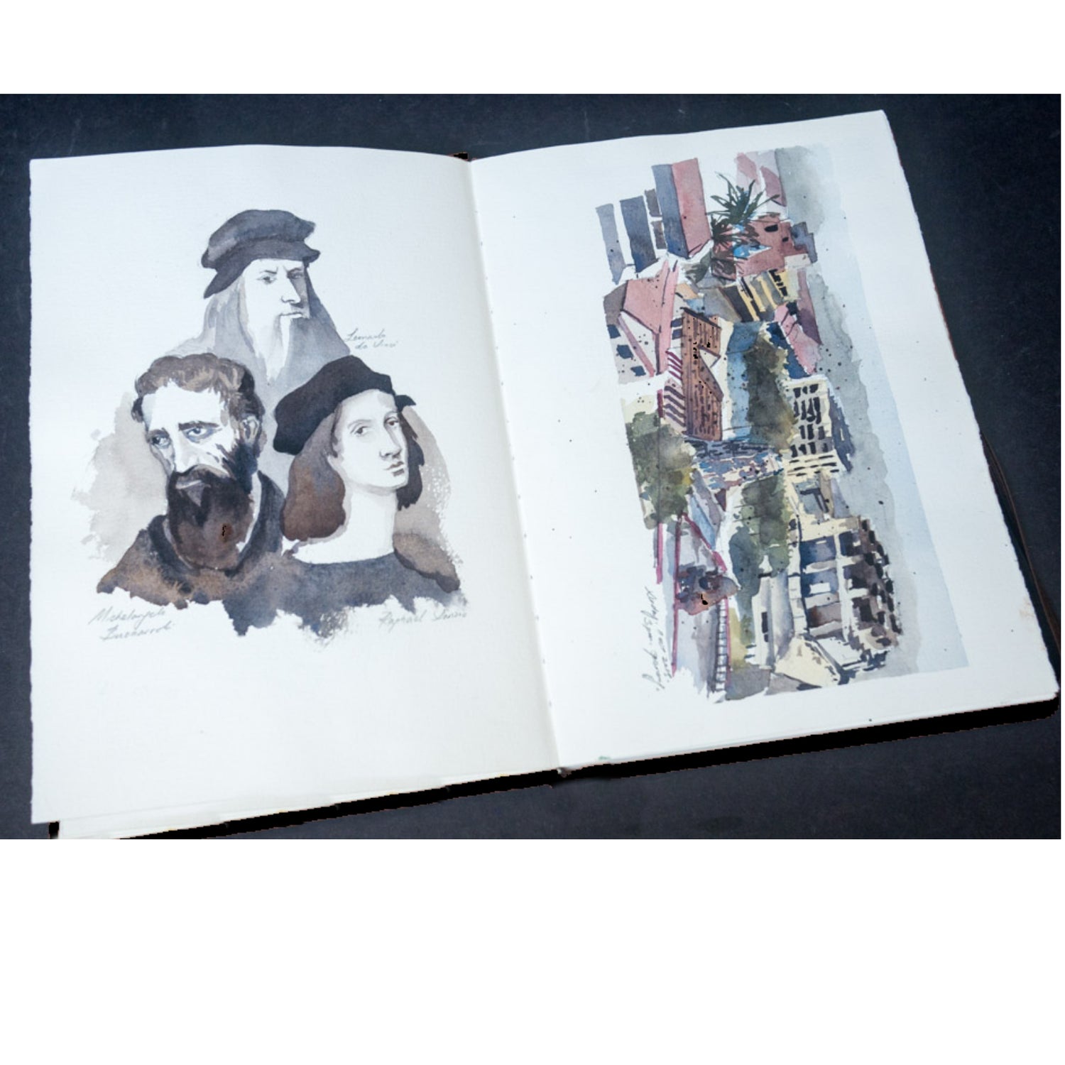Paper Fashion Watercolor Paper Sketchbook / Libreta de Dibujo para Acuarela Descontinuado American Crafts