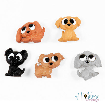 Playful Puppies Embellishments / Adornos de Perritos Descontinuado Dress It Up