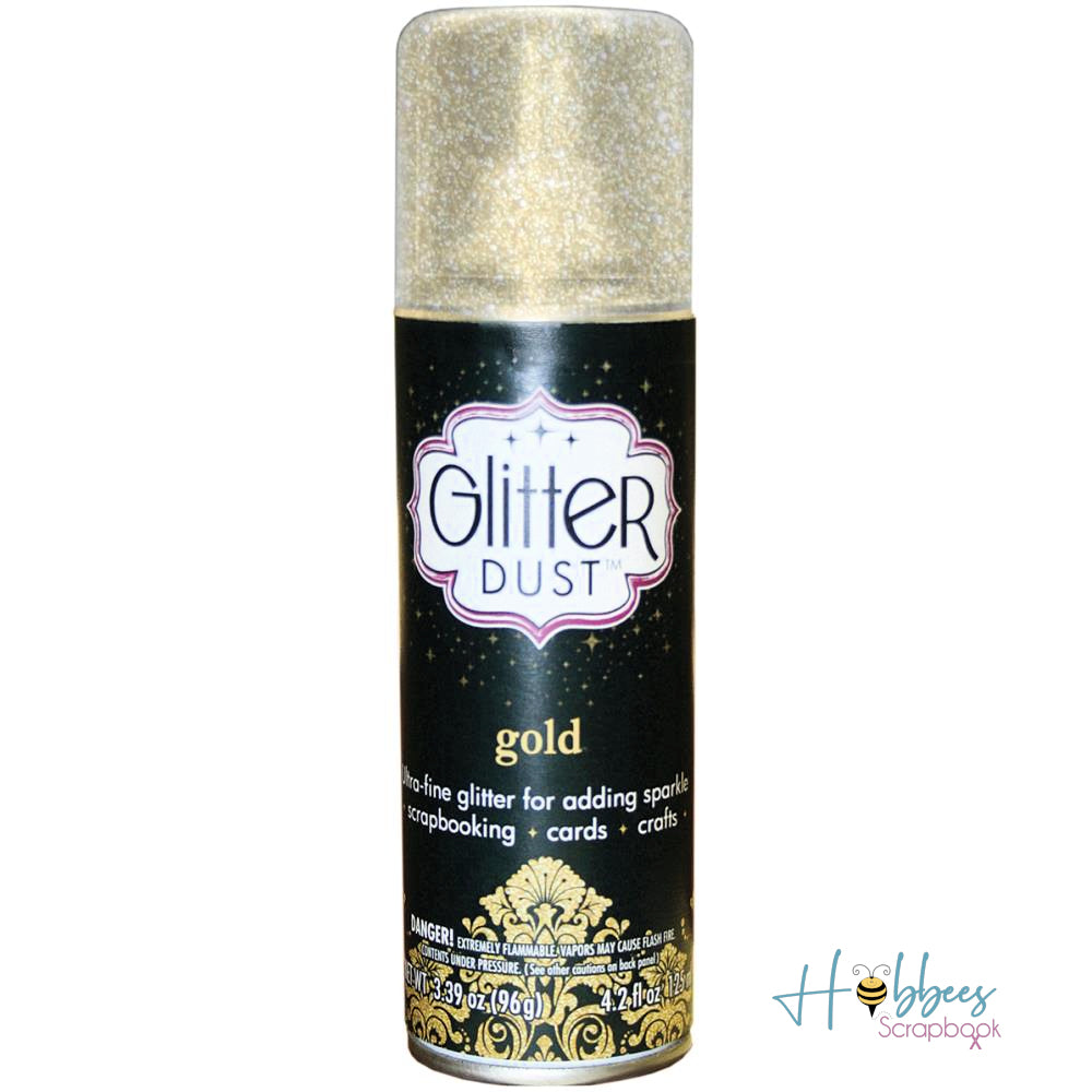 Glitter Dust Spray Gold / Aerosol de Brillitos Dorados