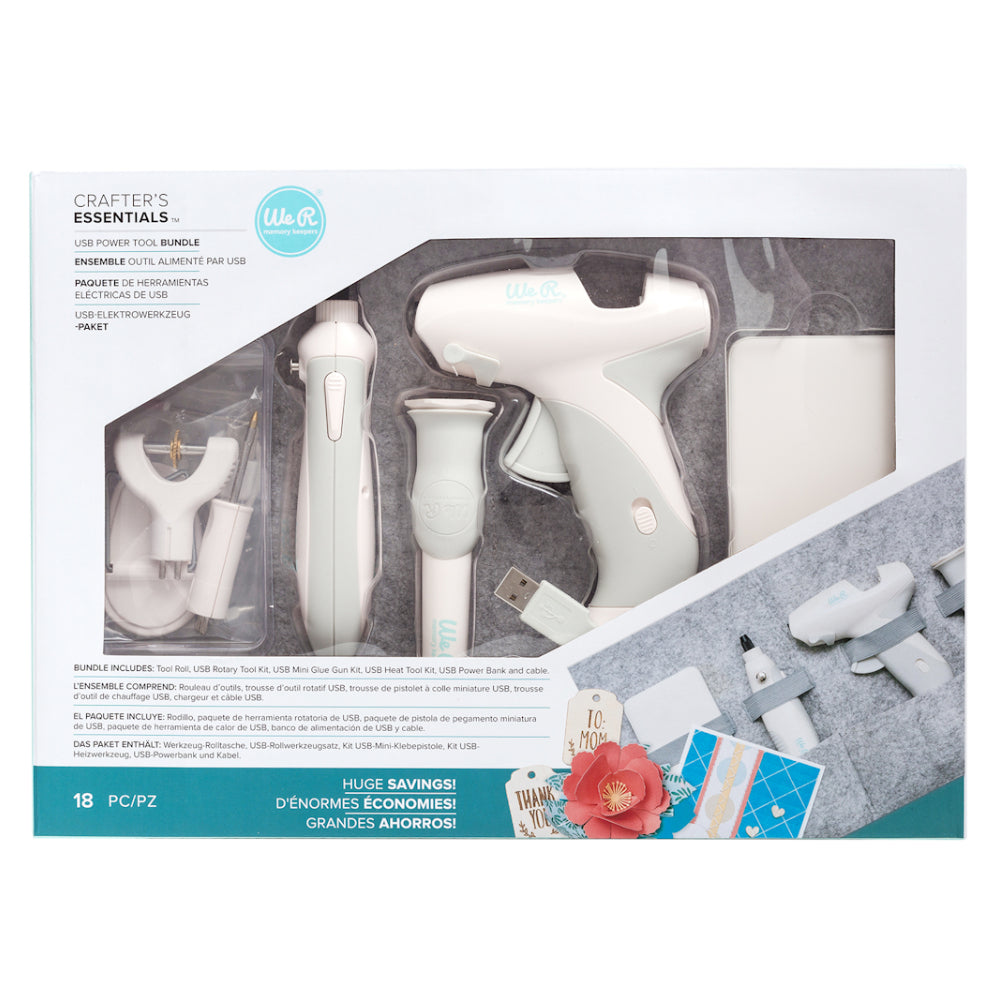 USB Power Tool Bundle / Paquete de Herramientas USB Descontinuado We R Memory Keepers