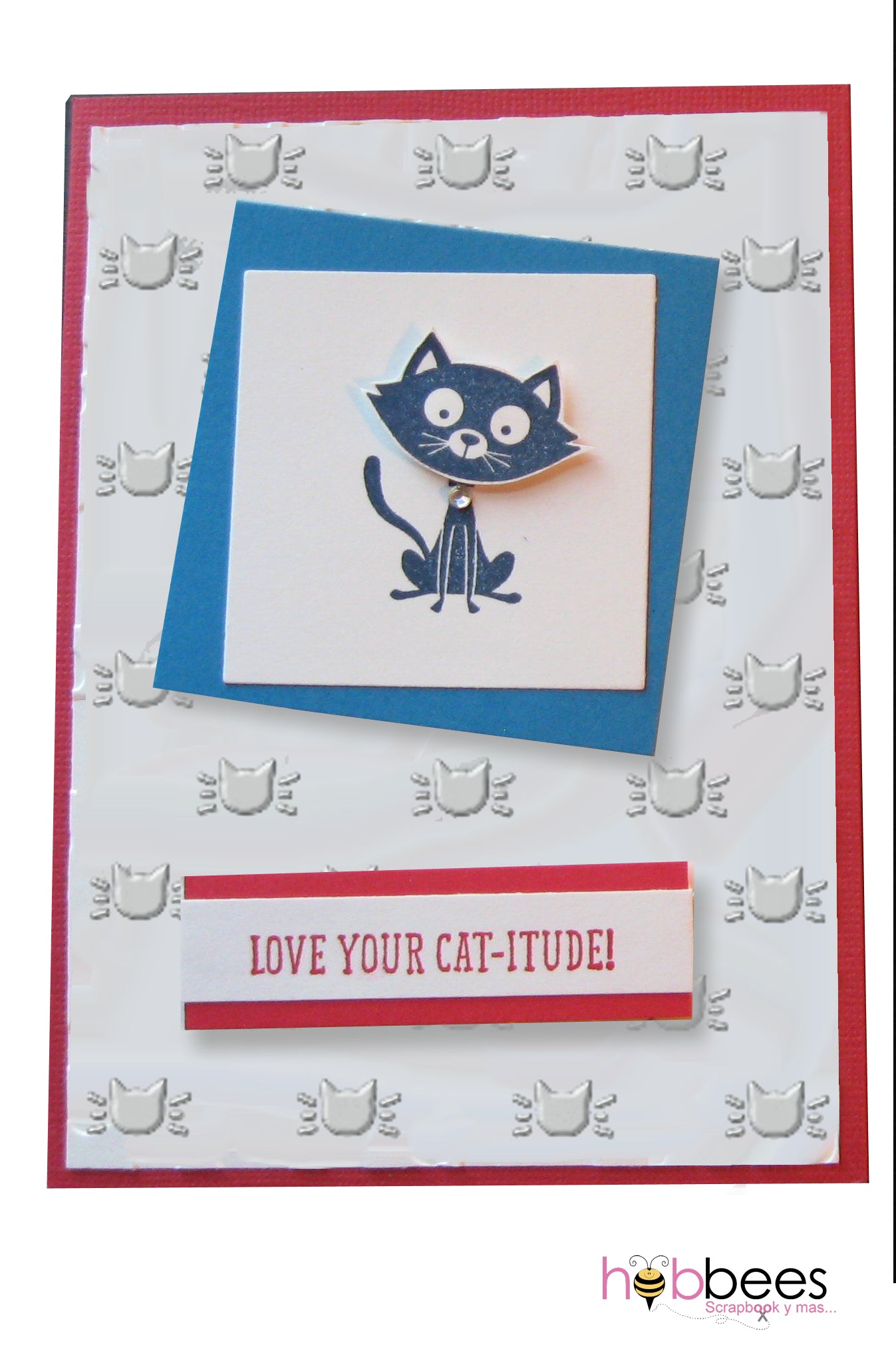 Embossing Folder Cats / Folder de Grabado Gatitos Descontinuado Darice