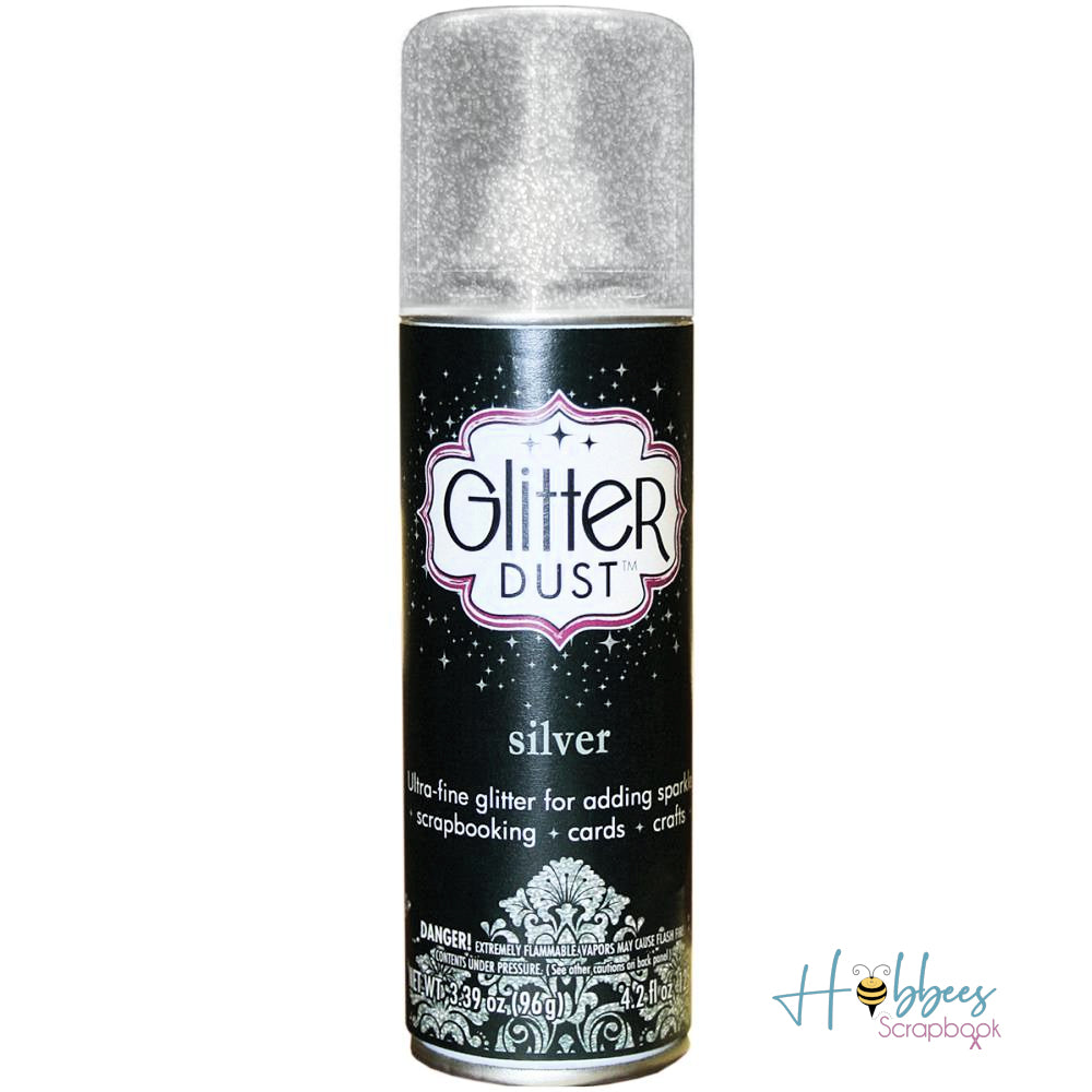 Glitter Dust Spray Silver / Aerosol de Brillitos Plateados