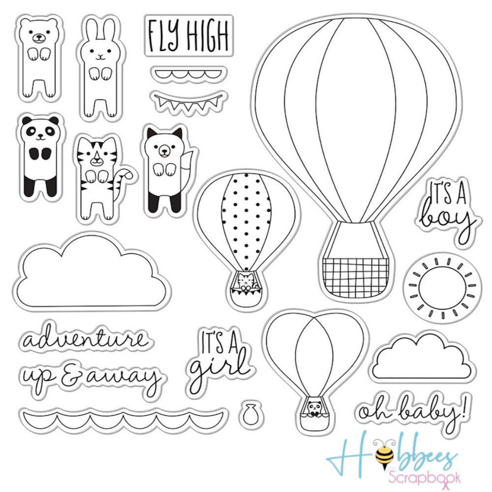 Oh Baby Stamps / 21 Sellos de Bebé Sellos Fiskars