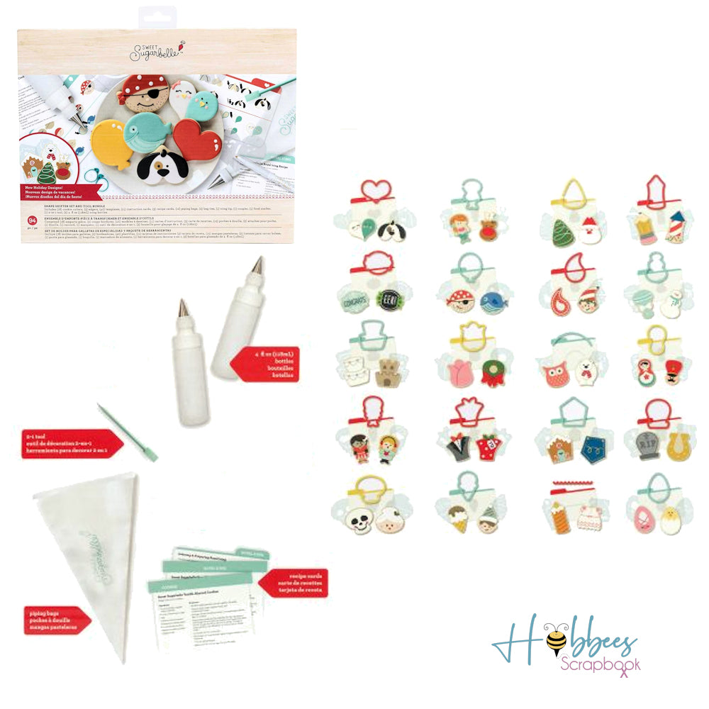 Shape Shifter Kit &amp; Tool Bundle 94 piece / Set Completo para Decorar Galletas Descontinuado Sugarbelle
