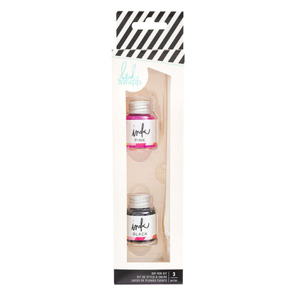 Color Fresh Pen Dip Kit / Set de Plumilla y Tintas Caligrafía Heidi Swapp
