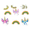 Unicorn &amp; Rainbow Brads / Broches de Unicornio y Arcoiris Adornos / Embellishments Eyelet Outlet