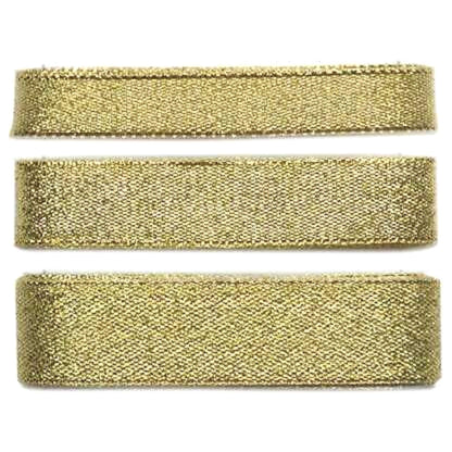 Gold Metallic Ribbon / Listón Metálico Dorado Descontinuado Craft Consortium