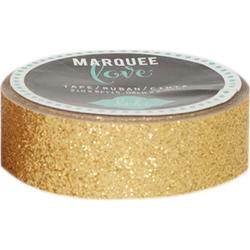 Decorative Tape Gold Glitter / Cinta Decorativa Dorada Con Brillitos Descontinuado Heidi Swapp