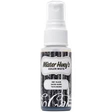 Mr. Huey´s Misting Spray Inky Black / Tinta en Spray Negra Tintas American Crafts