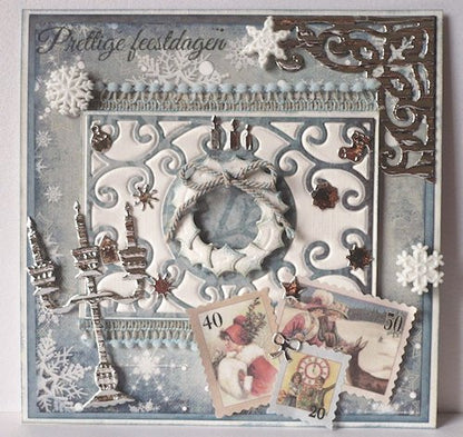 Suaje de corte de Marco Decorativo / Rectangle with round frame Die Dados de Corte / Suajes / Troqueles Joy Crafts