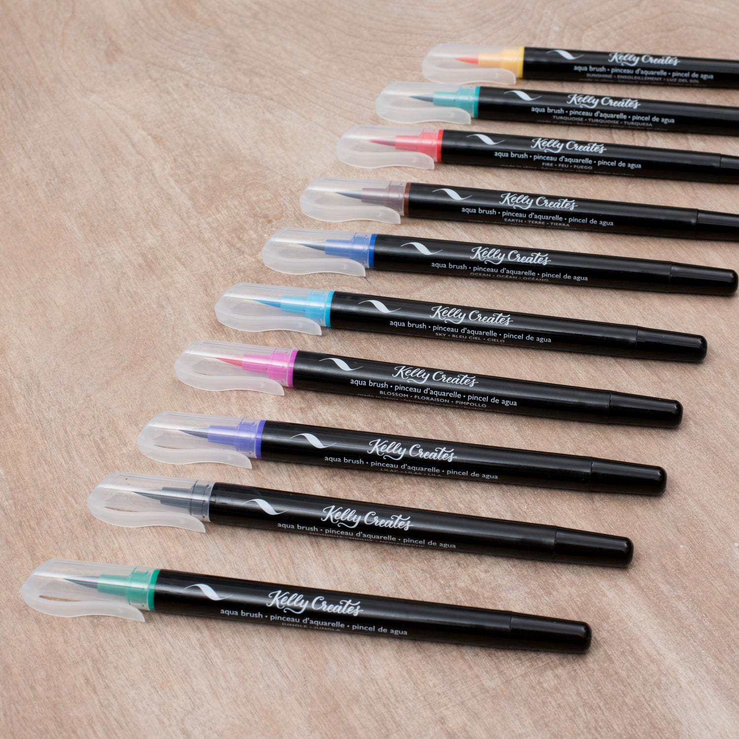 Aqua Brushes / Rotuladores Acuarelables Para Caligrafía Caligrafía Kelly Creates