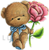 Cling Stamps Rosie Bear / Sello Cling de Osito Descontinuado LDRS Creative