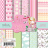 Polkadoodles Winnie Pretty Perfect Paper  / Block de Papel de flores y Corazones Descontinuado LDRS Creative