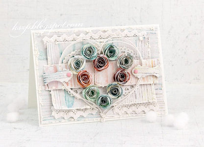 Rolled Rose Large Die / Suaje de Rosa Descontinuado La-La Land Crafts
