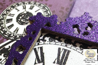 Grape Glitter Paste / Pasta Brillante Morado Oscuro Pastas Texturizadoras y Medios Mixtos BoBunny