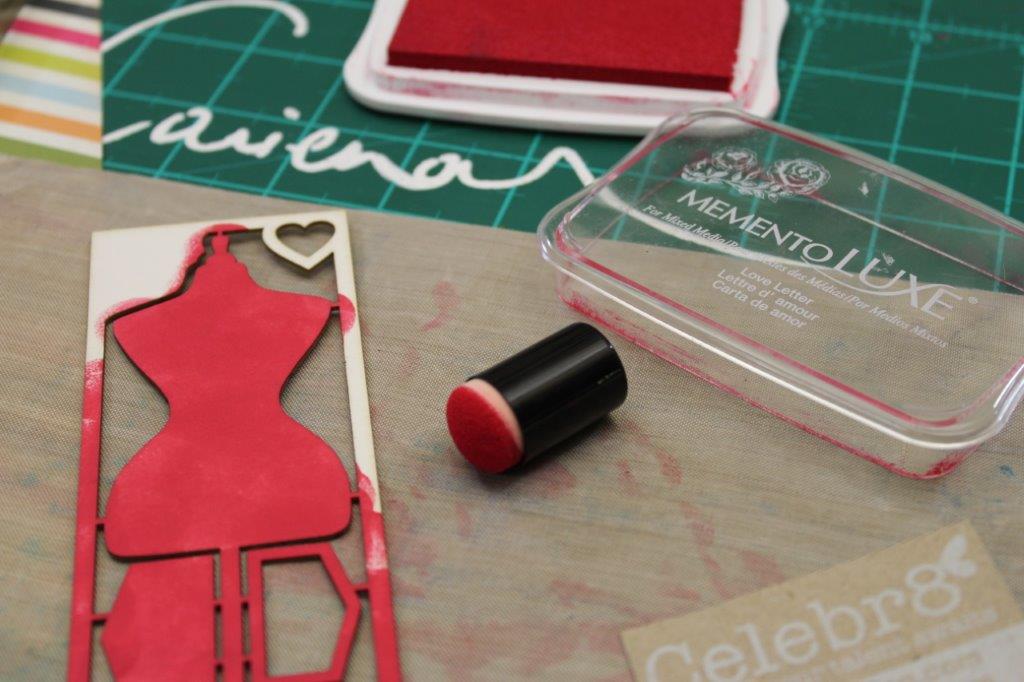 Love Letter Memento / CojÃn de Tinta para Sellos Rojo Cereza Tintas TSUKINEKO