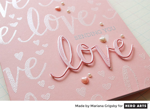 Blushing Pink Opaque Embossing Powder / Polvo de Realce Rosa Pastel Opaco Descontinuado Stampendous