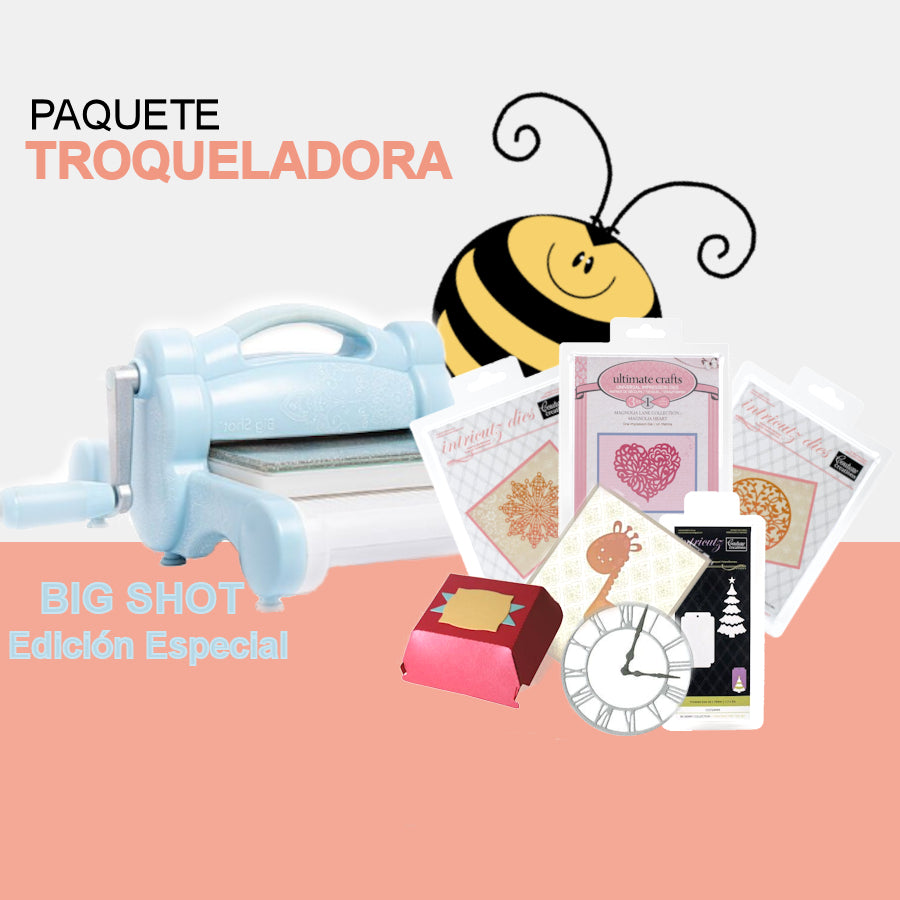 Paquete Troqueladora y Suajes Descontinuado Hobbees