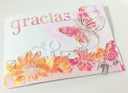 Muchas Gracias en Grande Die / Suaje de Muchas Gracias en Español Descontinuado Memory Box