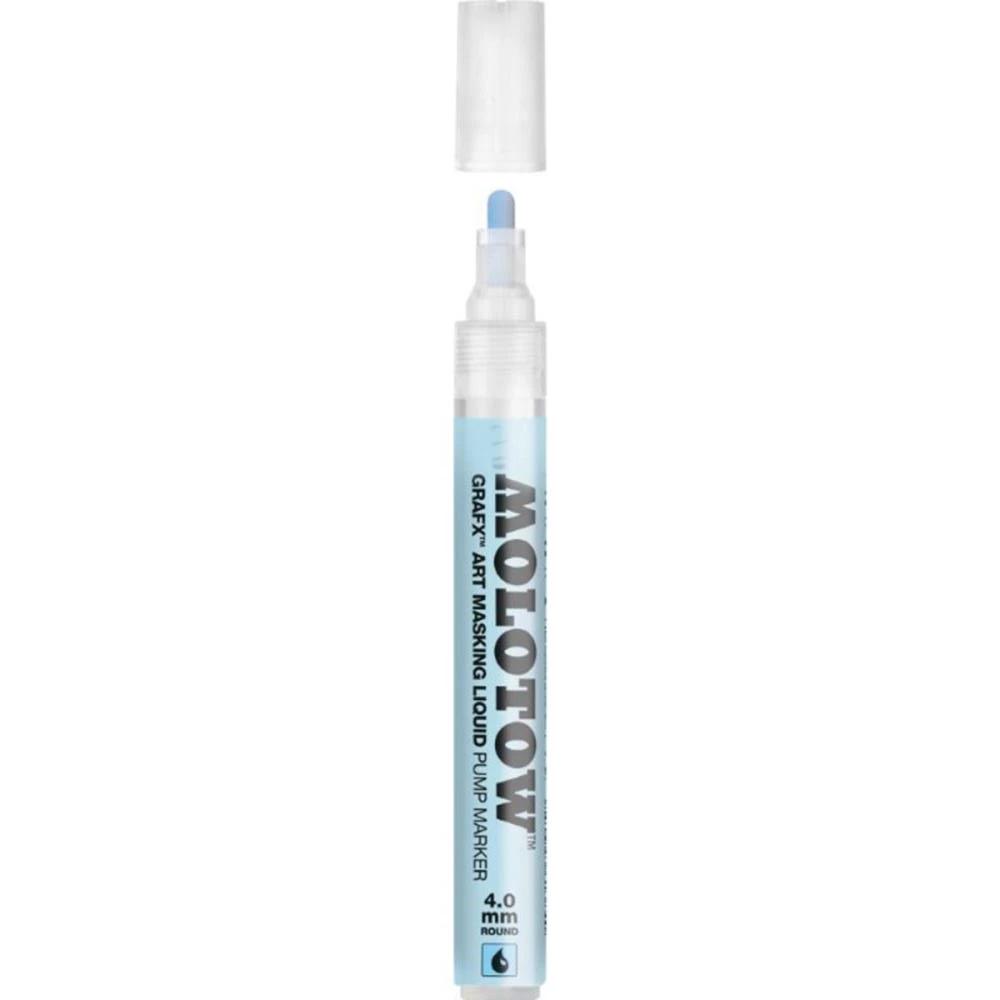 Masking Fluid Refillable Marker 4mm / Marcador Rellenable para Enmascarar Marcadores &amp; Plumones Molotow