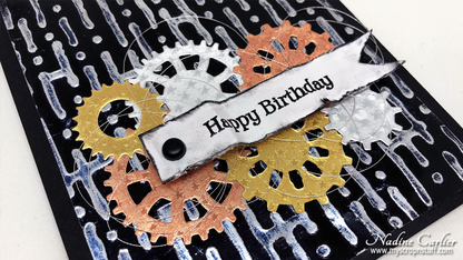 Metallics Foiled Papers 6&quot;x12&quot; / 12 Hojas de Papel Tipo Alumino Doble Cara Metalicos Papel Rinea