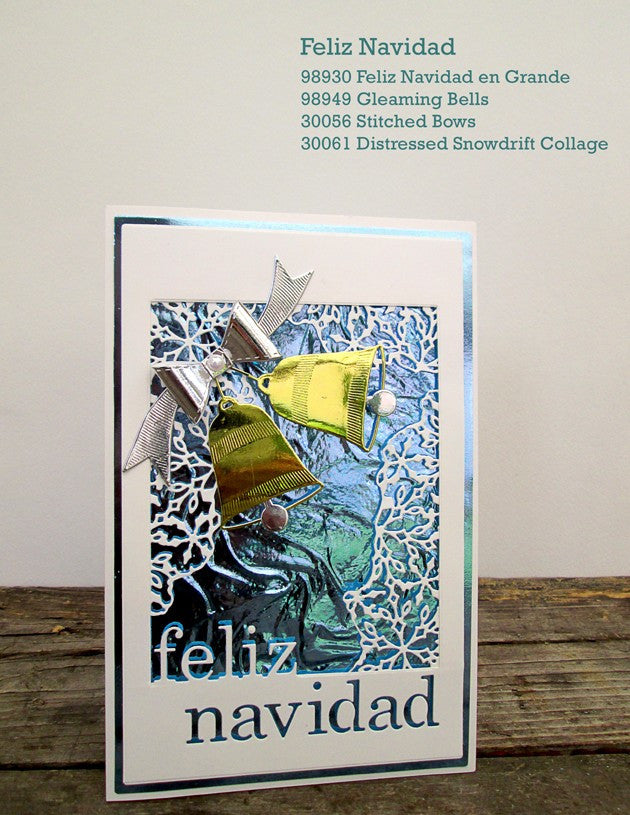 Feliz Navidad En Grande / Suaje de Corte Feliz Navidad Descontinuado Memory Box